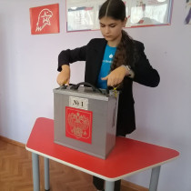 Выборы председателя ученического самоуправления.